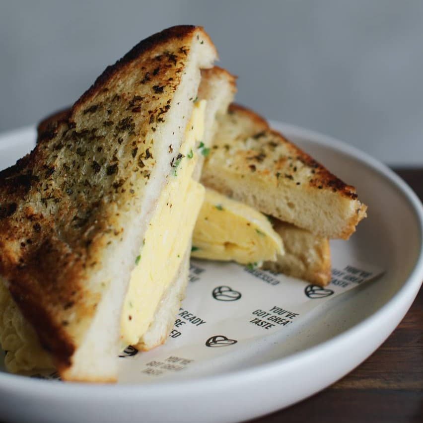 Eggs & truffle breakfast sandwich