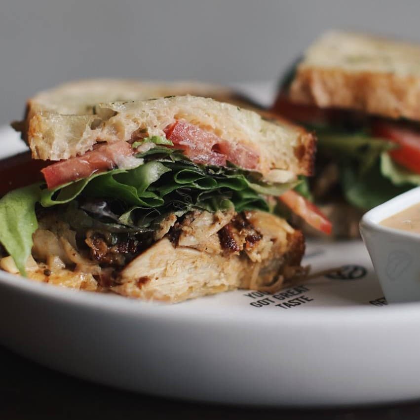 Grilled chicken sandwich