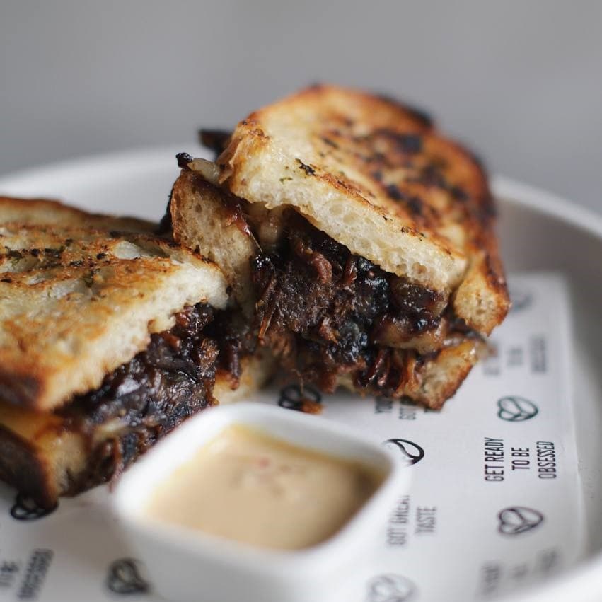 Short rib sandwich